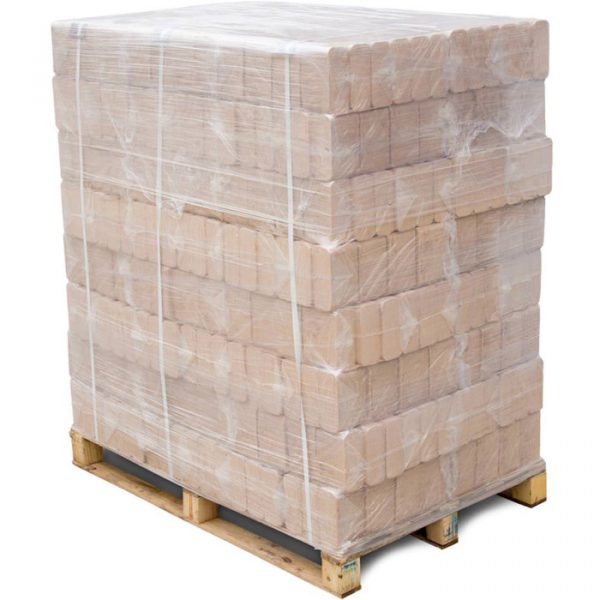 Briquetas de madera 100% blanda – palet de 960 kg