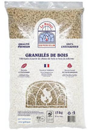 El Arédien Pellet, estándar ENplus, 100% castaño