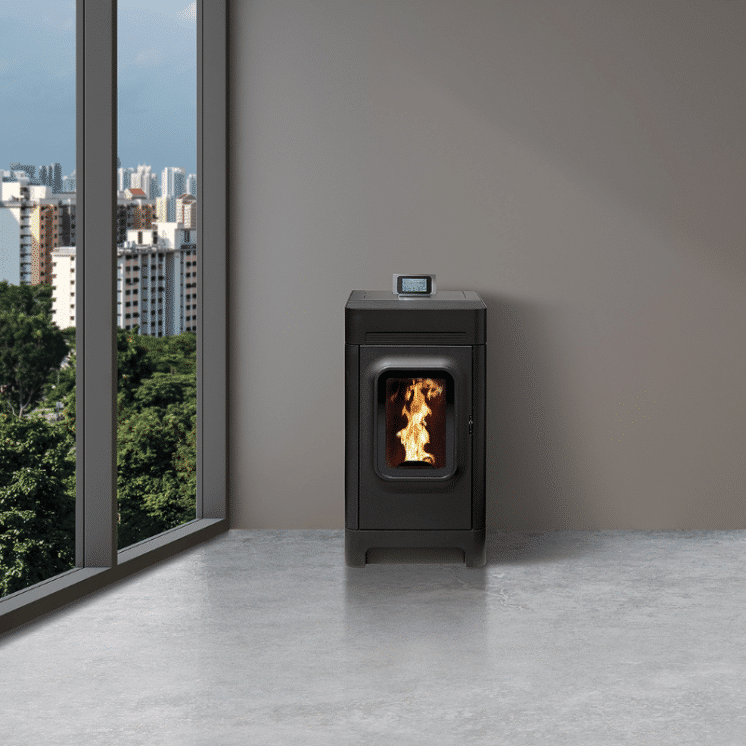 Estufa de pellets hermética Roma
