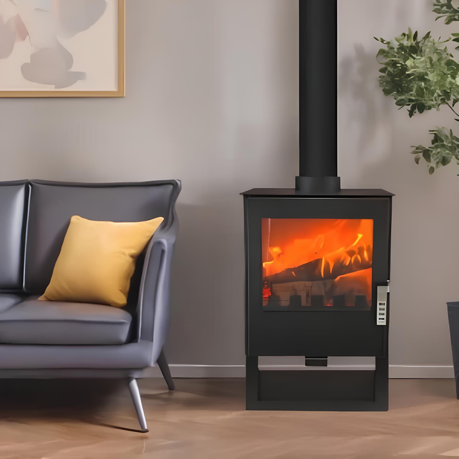 Poêle à bois Tixio – 9 kW (Polyvalent)