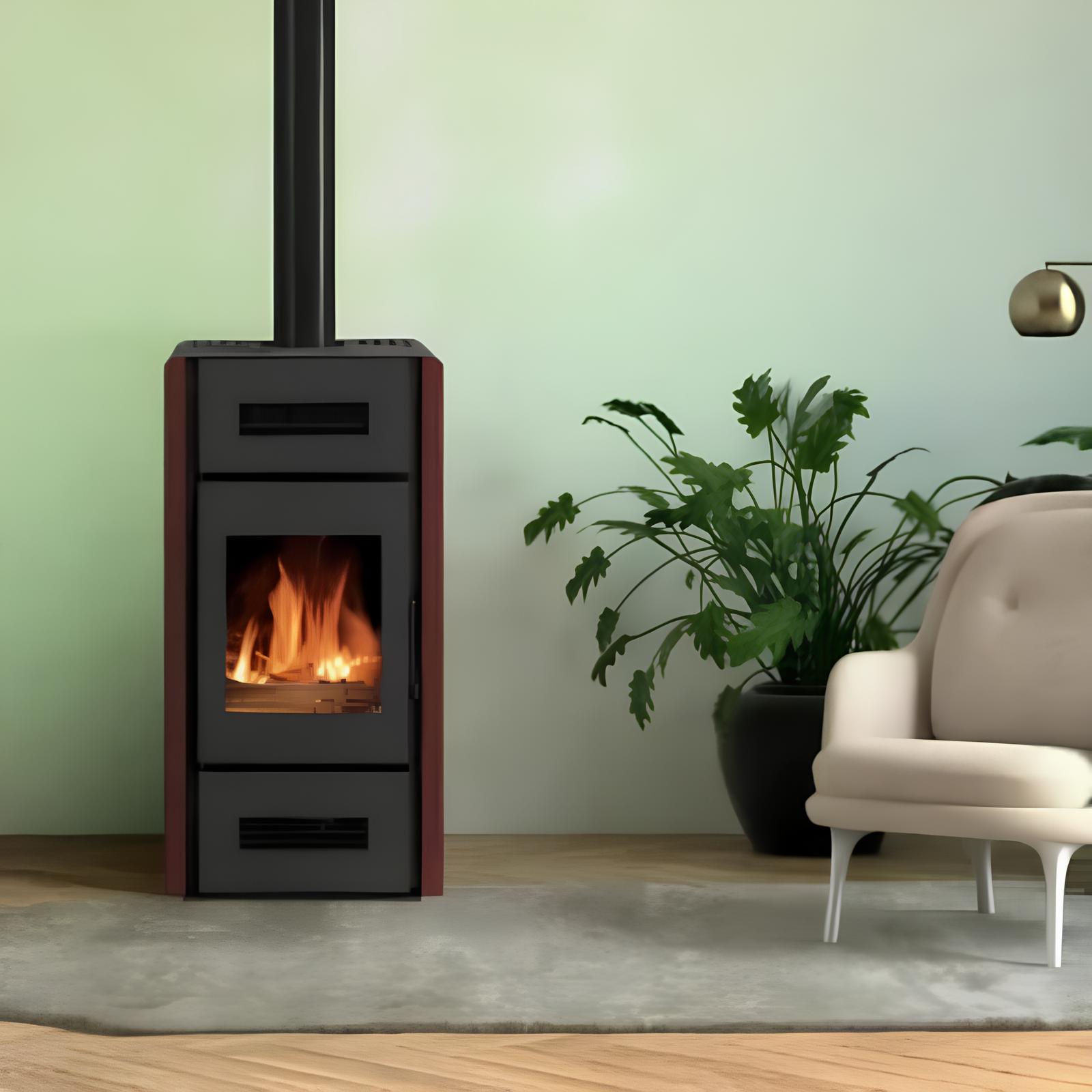 Poêle à bois Sena Plus – 12 kW (Haute puissance)